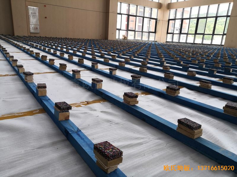 广州永顺大道铁英中学运动地板铺装案例