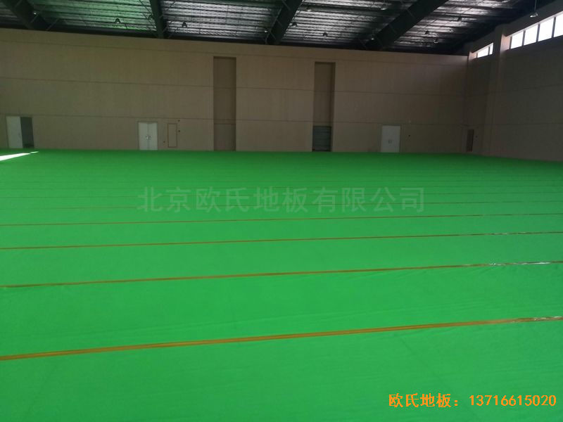 广州永顺大道铁英中学运动地板铺装案例