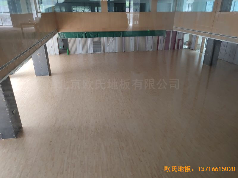 杭州26号地商务金融运动木地板安装案例
