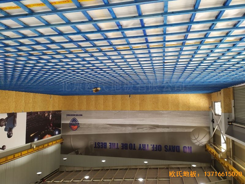江苏昆山市博瑞祥汽车一站服务运动地板铺装案例