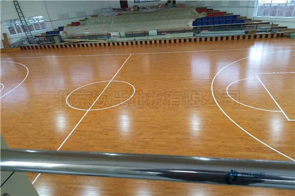 运动体育木地板维修1