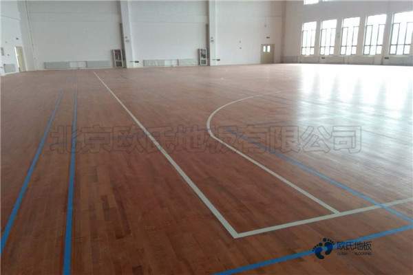 实木体育篮球木地板地面材质2