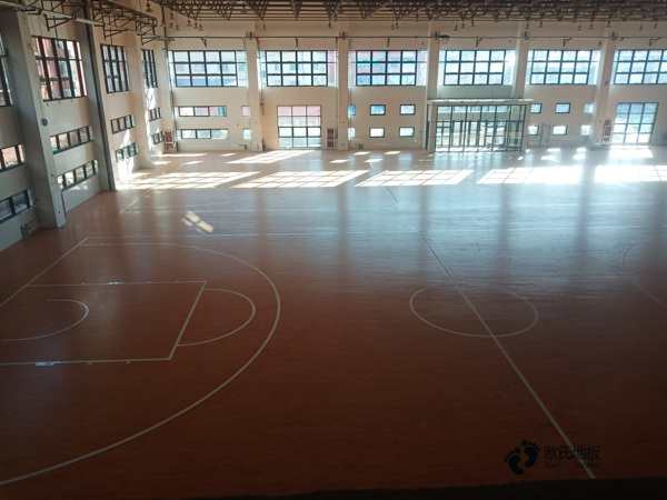 篮球体育木地板施工价格2