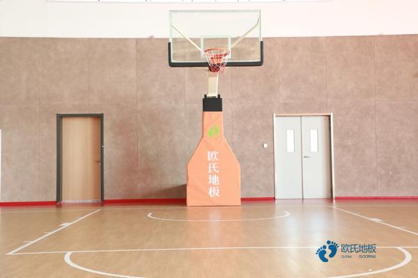 实木体育篮球木地板基层防水做法1