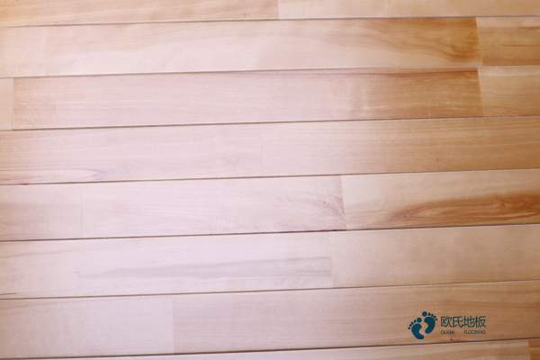 实木体育木地板清洁养护1