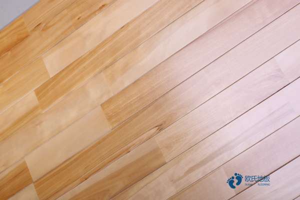 实木体育木地板清洁养护3