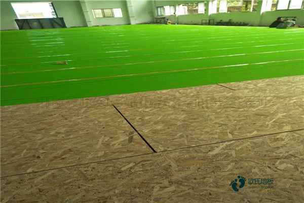 实木体育运动地板结构参数尺寸1