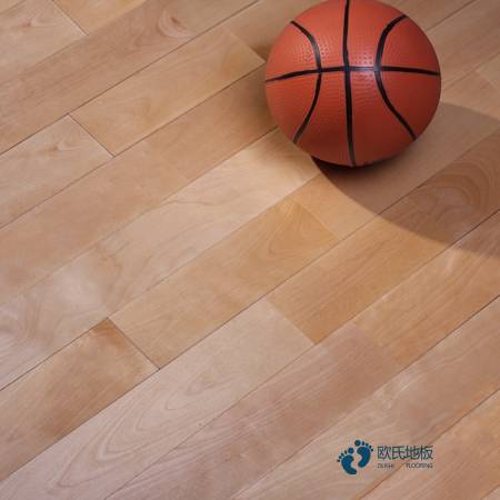 实木体育木地板清洁维护2