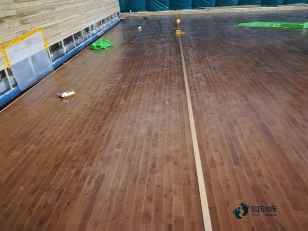 校园运动篮球木地板施工单位3