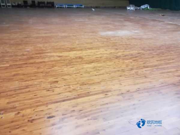 校园运动篮球木地板施工单位2