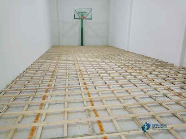 单龙骨体育篮球木地板环保2