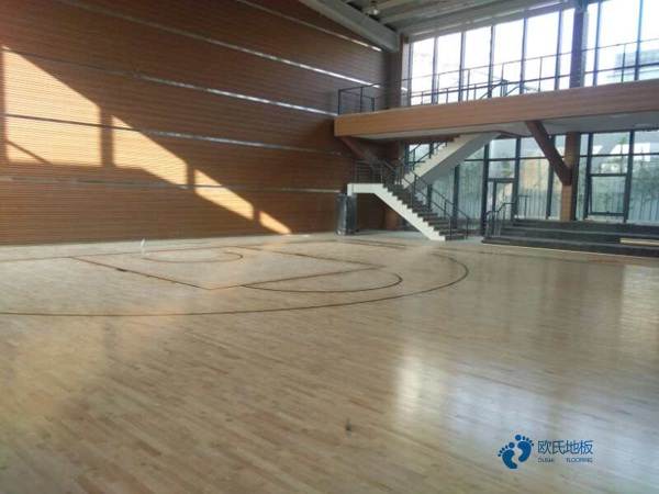 校园体育篮球地板施工工艺2