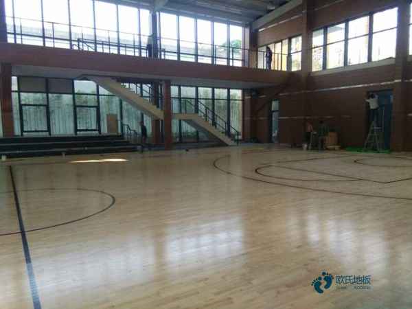 校园体育篮球地板施工工艺3