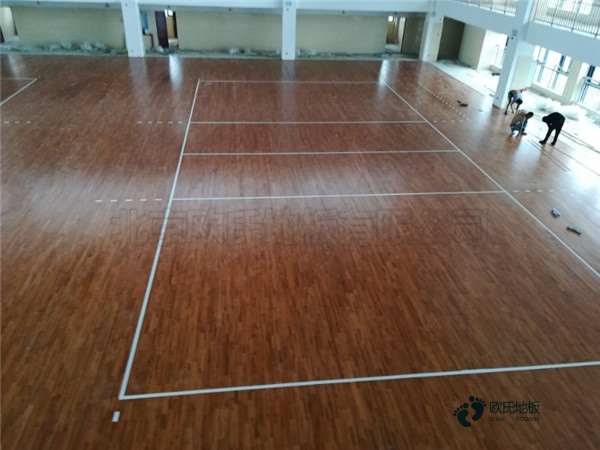 校园篮球馆地板施工方案3