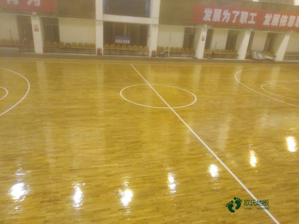 单龙骨体育篮球地板环保2