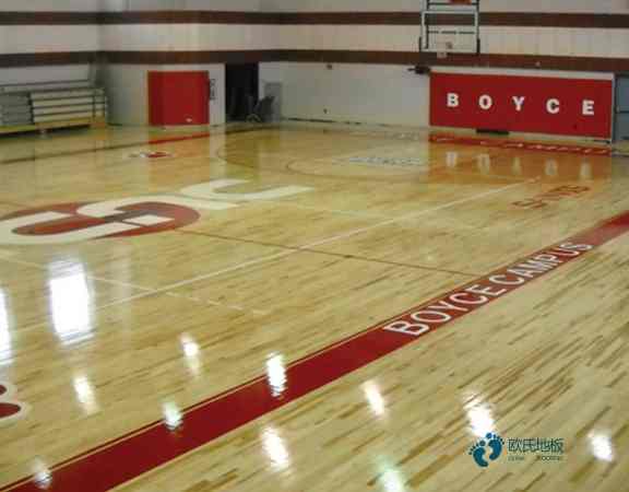 学校篮球场地木地板标准尺寸1