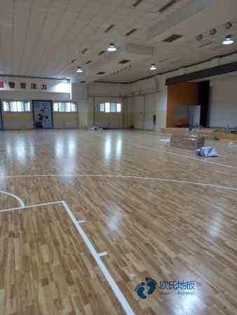 学校篮球木地板标准尺寸2