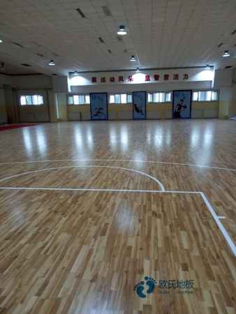 学校篮球木地板标准尺寸1