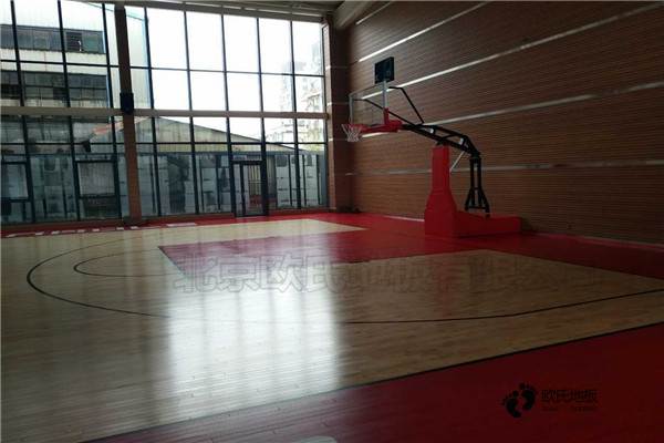 国产篮球体育木地板施工单位2