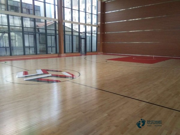 实木体育篮球地板是什么材质2