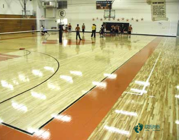 学校篮球场木地板用哪种好3
