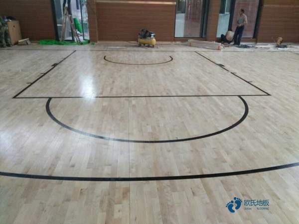 校园篮球场馆地板施工方案2