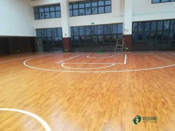 小学篮球运动木地板施工方案3