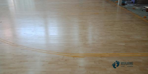 小学体育篮球木地板施工工艺1