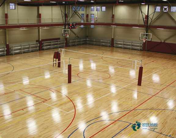 学校篮球场木地板的功能3