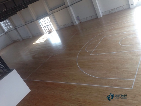 学校篮球馆木地板生产流程1