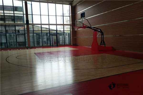 校园体育运动木地板施工单位1