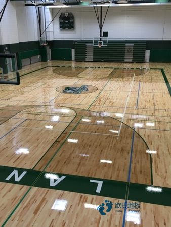 学校篮球场地木地板毛板厚度1