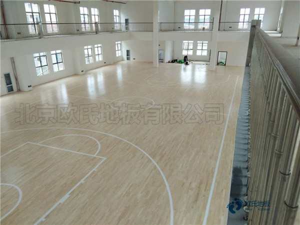 学校篮球运动地板施工流程3